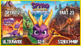 Zephyr amp Metro Speedway  Spyro Reignited Trilogy 2 Part 23 Ultrawide Playthrough Unedited 329 [upl. by Yelsnia]