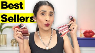 💄🔥Best Selling Nykaa Cosmetics Lipsticks Swatched  One Brand Lipstick Swatches [upl. by Cristiano]