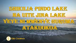 Shikilia Pindo Lake By Healing Worship Team Lyrics Video [upl. by Ahseya441]