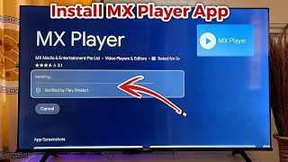 How to Install MX Player on Any Smart TV [upl. by Ause]