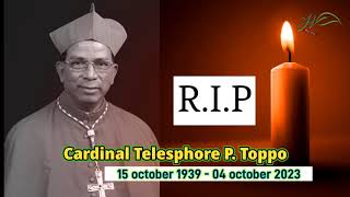 Cardinal Telesphore P Toppo RIP  rest in peace chhotanagpur trending jesuslovesyou 😢😢 [upl. by Gintz]