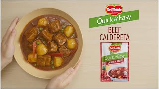 Beef Caldereta  Del Monte Quick ‘n Easy Caldereta Sauce [upl. by Beattie]