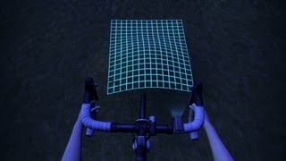 Chinese university invents LED bike light for mapping terrain [upl. by Htaeh795]