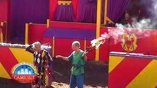 Jousting show Camelot theme park Lancashire [upl. by Moskow]