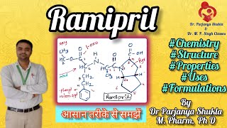 Ramipril  Antihypertensive Agents  Pharmaceutical Chemistry  D Pharm  ER 2020 [upl. by Ebberta]