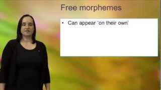 What is a morpheme [upl. by Kinzer]