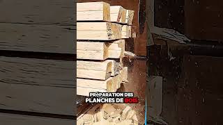 Découvrez le processus de préparation des planches en bois  🌳✨ bois planche préparation [upl. by Pearse]