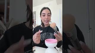 PROBANDO MINI LAVADORA DE BROCHAS DE MAQUILLAJE VIRAL Que cosa más loca 😵 [upl. by Salem]