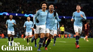 Manchester City win group as Leroy Sané double sinks Hoffenheim [upl. by Pillihpnhoj378]