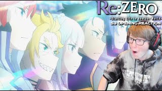 THE BEST REZERO OPENING  ReZero Season 3 Opening Reaction Reaction amp Breakdown [upl. by Mij]