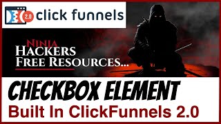 Boost Your Funnels Add Checkbox Elements in ClickFunnels 20 [upl. by Arsi]