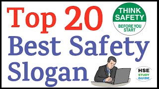 Top 20 Best Safety Slogan  Best Safety Slogan  National Safety Day  Safety Slogan in English [upl. by Ttiwed]