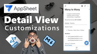 Enhance AppSheet data presentation by Customizing Detail Views using HTMLMarkdowns [upl. by Jackqueline]