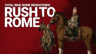 Total War ROME REMASTERED  Lets Play The Gauls  Rush to Rome [upl. by Ryann]