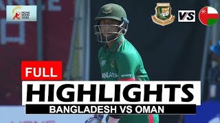 BANGLADESH VS OMAN  Hong Kong Super Sixes 2024 HIGHLIGHTS [upl. by Austin144]