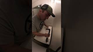 How to Install Bathroom Sink with Moen Genta 3 Hole Faucet and Connecting Plumbing [upl. by Ordnazil30]