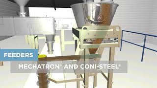 Vibratory Loss In Weight Feeder for Powders MechaTron® Coni Steel® [upl. by Thoma]