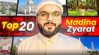 Top 20 Zyarat Must Be Visited in MADINA  Step by Step Ultimate Travel Guide [upl. by Allimak891]