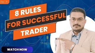 8 Rules For successful Trader  Successful trader banne ke liye kya kare trading intraday success [upl. by Jarl]