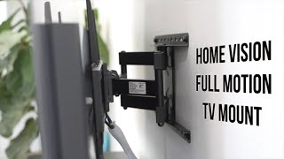 HOME VISION Full Motion TV Wall Mount for Most 3284 inch TVs Quick Review [upl. by Crow]