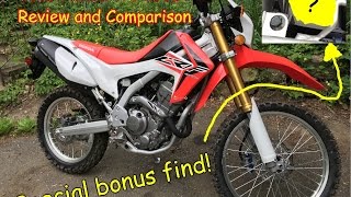 2016 Honda CRF250L first ride review and comparison to Hawk250 PLUS secret bonus [upl. by Polly]