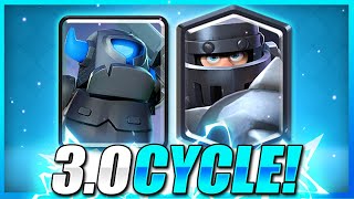 Impossible to STOP THIS Mega Knight  Mini Pekka Cycle in Clash Royale [upl. by Hannavahs574]