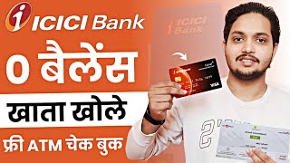 ICICI Zero Balance Account Opening Online 2024  ICICI Bank Account Opening Online [upl. by Rubinstein114]