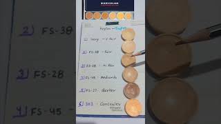 ✨Makeup products✨ ✨Kryolan Supracolor Palette 6 Colors very affordable for beginners ✨ [upl. by Noellyn]