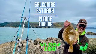 Sea Fishing Uk  Spring Plaice Fishing  Salcombe Estuary  Vlog108 [upl. by Yahsram]