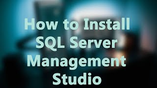 How to install Mircosoft SQL server on window 10 [upl. by Enitsugua]