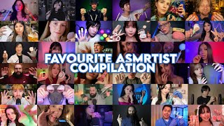 1 Hour of My Favorite ASMRTIST Compilation 500 Fast Triggers [upl. by Alicec]