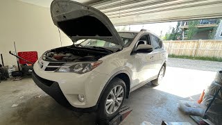 How to change TOYOTA RAV4 ‘ENGINE OIL IN 2 minutes ‘OIL  FILTER’ [upl. by Osrit]