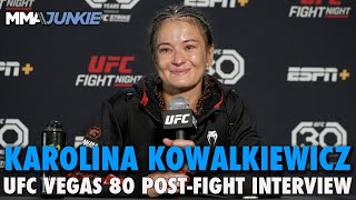 Karolina Kowalkiewicz Emotional After TraumaFilled LeadUp to Win  UFC Fight Night 229 [upl. by Taka892]