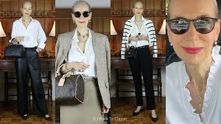 Timeless Style 9 Elegant Understated FallWinter Outfits  Classic Fashion Over 50 [upl. by Nairrod]