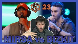 Mirsa vs Bizkit  Loopstation  GBB23  Reaccion [upl. by Dorcea364]