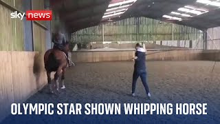 Distressing video of Olympic gold medallists unacceptable use of whip [upl. by Ring]