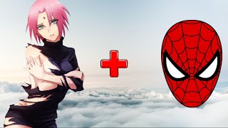 Naruto characters in Spiderman mode  KG ANIME CLUB [upl. by Ijies]