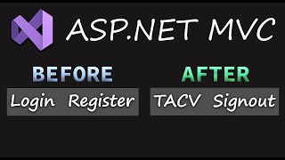 User Authentication in ASPNET MVC  Login and Sign up Page [upl. by Ynney]