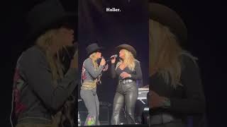 Lainey Wilson amp Miranda Lambert perform unreleased song ‘Good Horses’ live at Vegas Show ❤️‍🔥 [upl. by Nekial105]