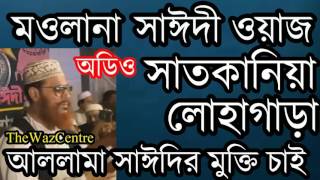 সাতকানিয়ালোহাগাড়ায় সেই ওয়াজটি। Maulana Delwar Hossain Sayeedi Waz [upl. by Carri]