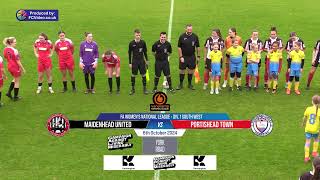 Maidenhead Utd Women 20 Portishead Town  Highlights  6th October 2024 [upl. by Morty]