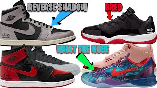 AIR JORDAN 1 HIGH 85 REVERSE SHADOW 2025 JORDAN 11 LOW BRED AJ 1 BRED KOBE 8 WHAT THE KOBE  MORE [upl. by Proctor]