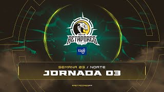 JORNADA 3  RETADORES FREE FIRE NORTE  APERTURA 2022  GARENA FREE FIRE [upl. by Cyrillus]