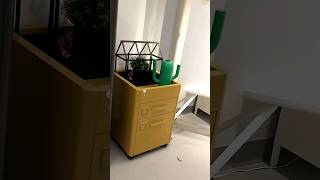 IKEA Finds Metal cabinet on casters👉check out my channel for full Ikea videos ikea homeoffice [upl. by Lugar]