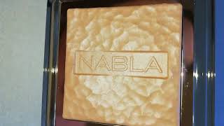 Nabla skin bronzing bronzer in ambra  swatch [upl. by Ocirderf663]