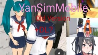 Playing YanSim Mobile Old Version Build Fan game Yandere simulator Android No DL Private [upl. by Nyrb442]