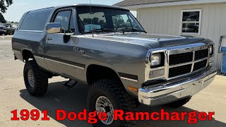 1991 Dodge Ramcharger  Driving [upl. by Hassin]