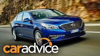 Hyundai Sonata Review 2015  CarAdvice [upl. by Ingeberg]