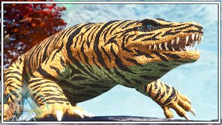 We Tame A Giant Alpha Lizard Thats 5x Bigger Than Normal   ARK Svartalfheim EPISODE 19 [upl. by Yltsew731]