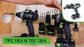 Die QUADRIVEAkkuschrauber TPC 184 und TDC 184 Festool TV Folge 213 [upl. by Artemahs]